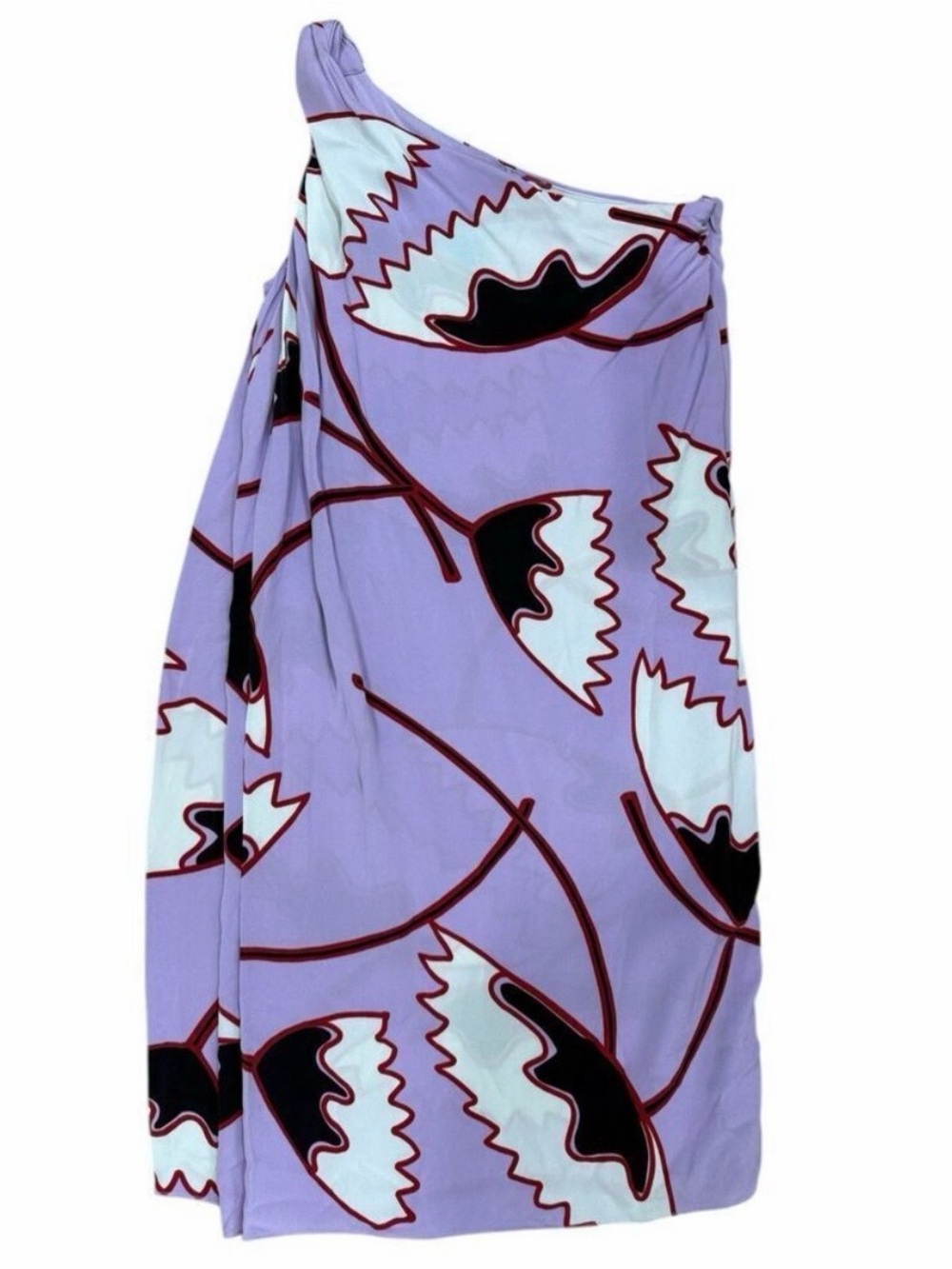 DVF Liluye Short Dress in African Violet Print 2